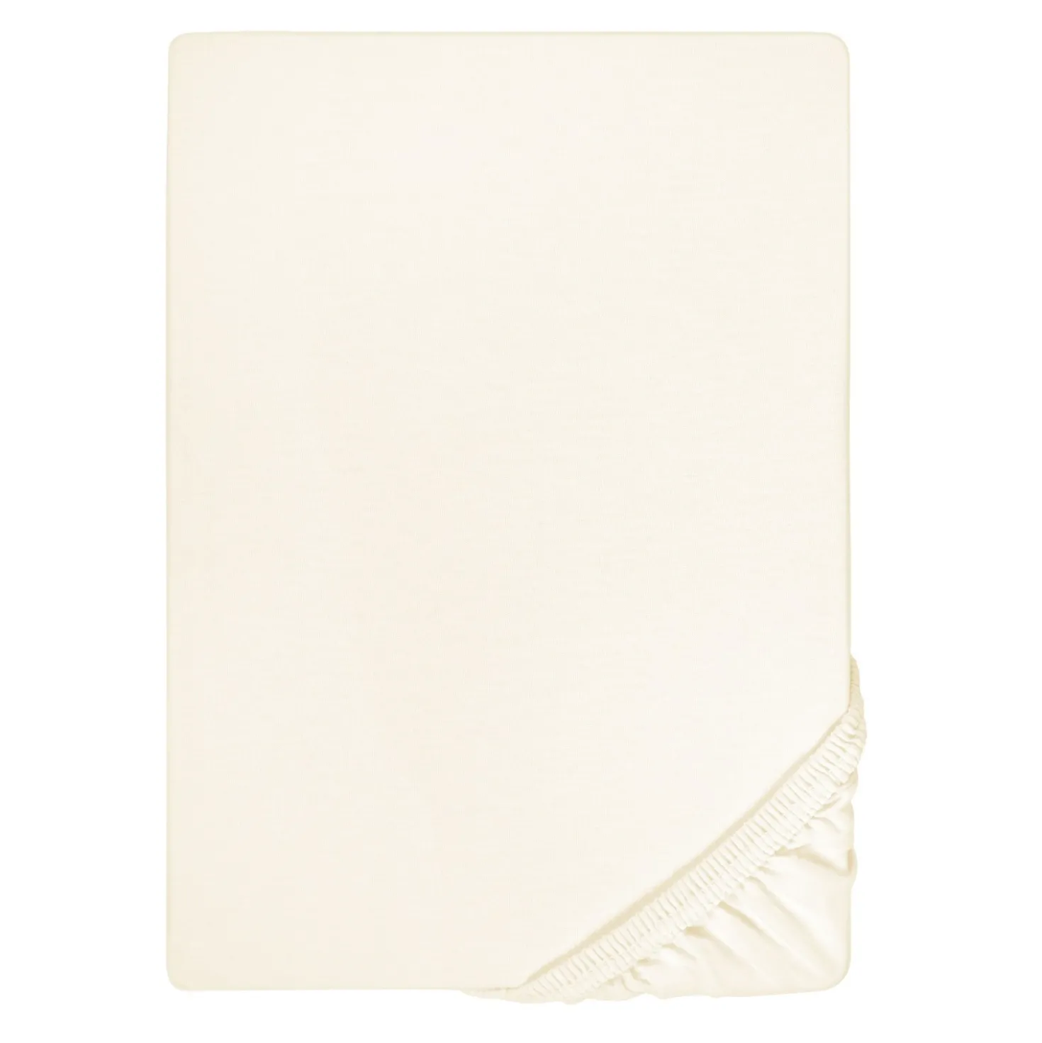 biberna Jersey-Elastic-Topper-Spannbetttuch perlmutt, 1x 90x190 cm - 100x220 cm