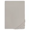 biberna Jersey-Elastic-Topper-Spannbetttuch sturmgrau, 1x 90x190 cm - 100x220 cm