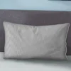biberna Mako-Satin Kopfkissenbezug FEINE STREIFEN sturmgrau, 40x80 cm