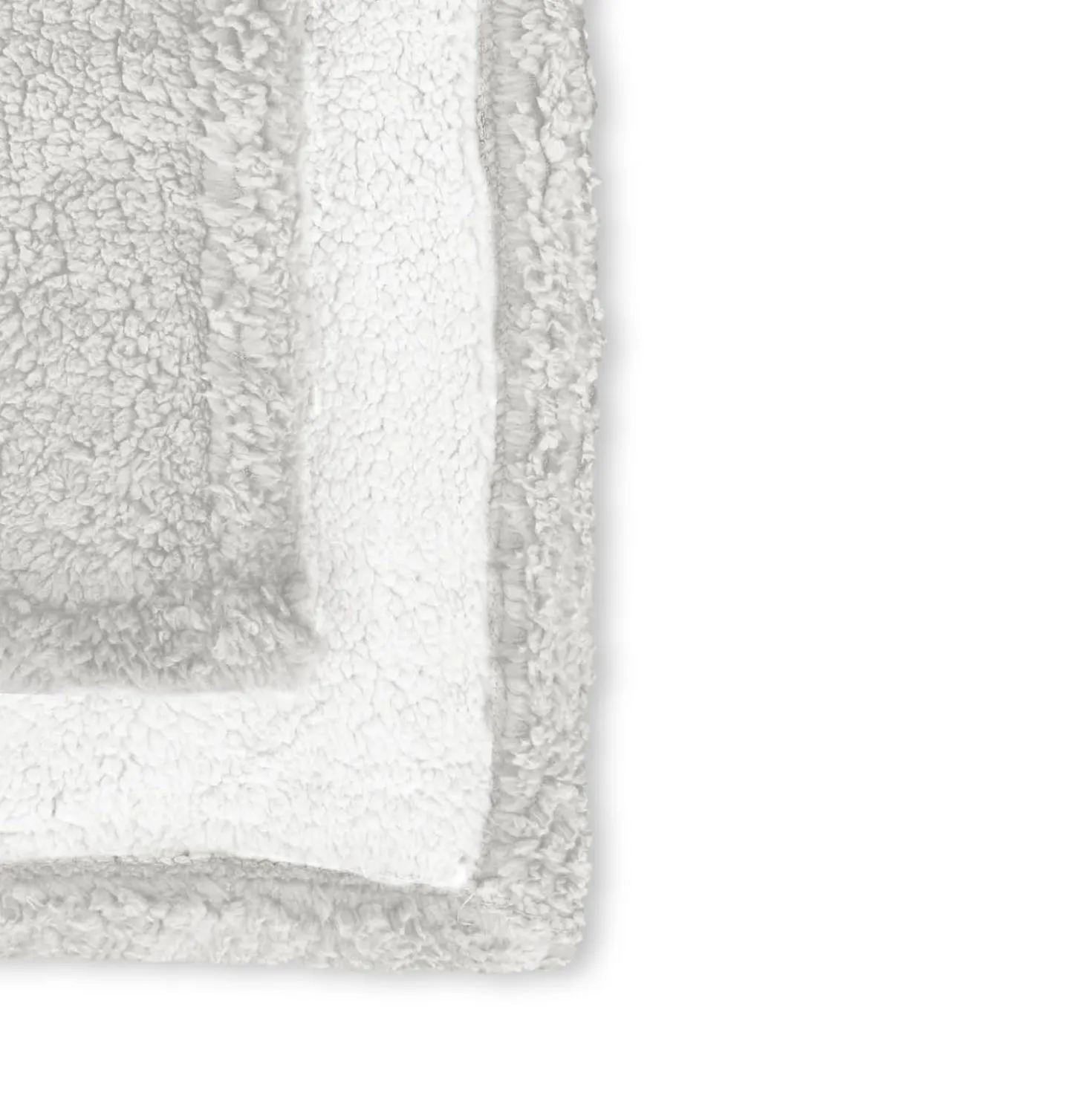 biberna Sherpa Wohndecke offwhite, 150x200 cm