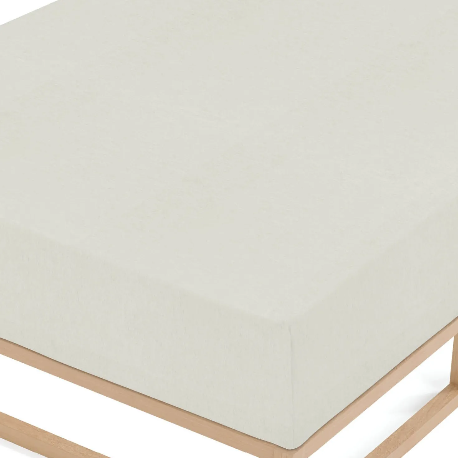 biberna Spannbetttuch Melange uni grau, 1x 180x200 cm - 200x200 cm