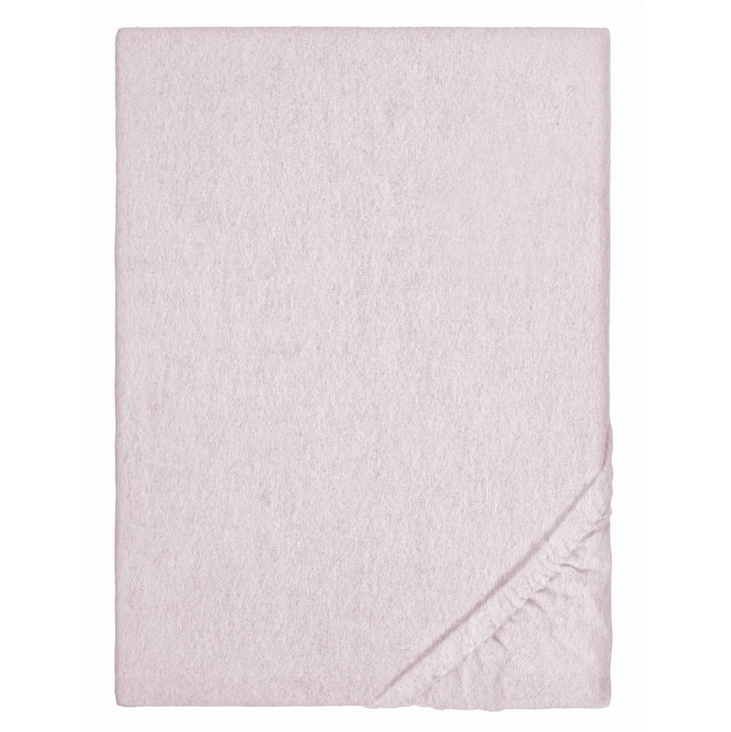 biberna Spannbetttuch Melange rose, 90x190 cm - 100x200 cm