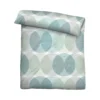 biberna Tencel Bettwäsche KREISE aqua, 1x 135x200 cm + 1x 80x80 cm