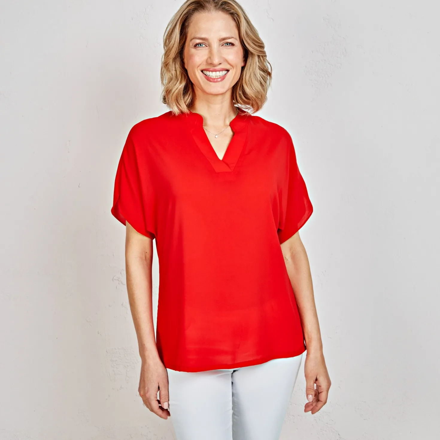 Bluse "Sabine" Amélie di Santi orange