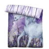 Castell Baumwoll Renforce Bettwäsche Einhorn violett, 1x 135x200 cm + 1x 80x80 cm