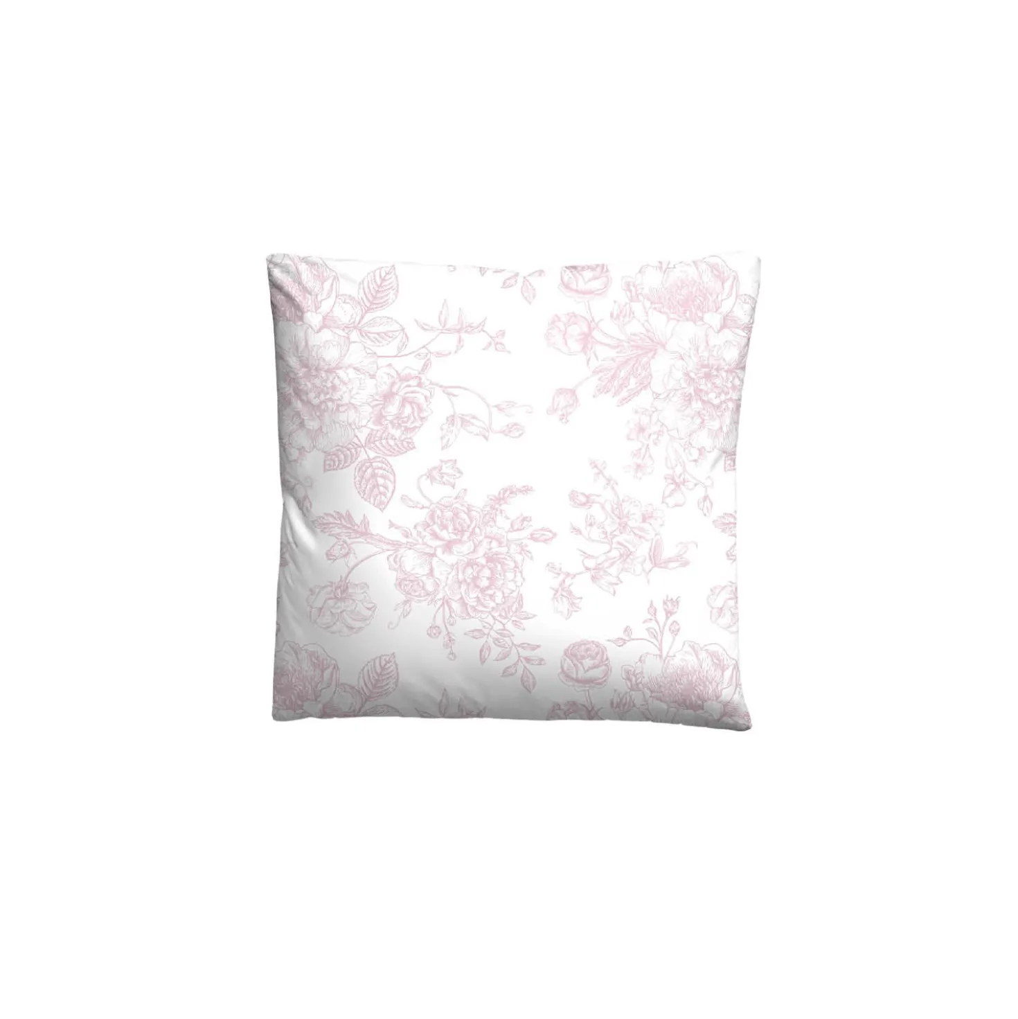Castell Baumwoll Satin Bettwäsche ROSENFEIN rose, 1x 135x200 cm + 1x 80x80 cm