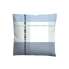 Castell Cooling Bettwäsche Karo eisblau, 1x 135x200 cm + 1x 80x80 cm