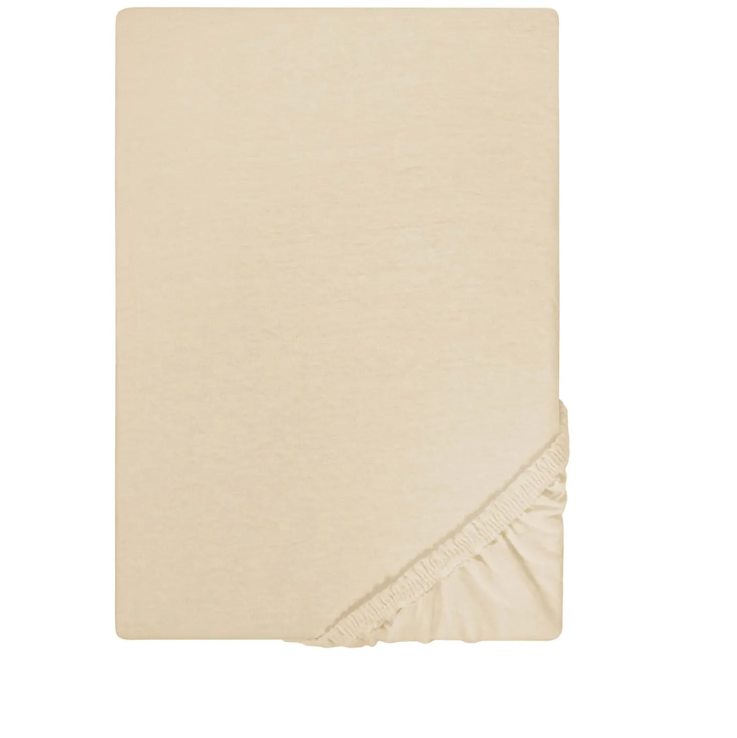 Castell Jersey-Stretch-Spannbetttuch kitt, 1x 180x200 cm - 200x200 cm