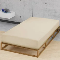 Castell Jersey-Stretch-Spannbetttuch kitt, 1x 180x200 cm - 200x200 cm
