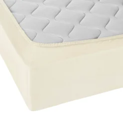 Castell Jersey-Stretch-Spannbetttuch natur, 1x 140x200 cm - 160x200 cm