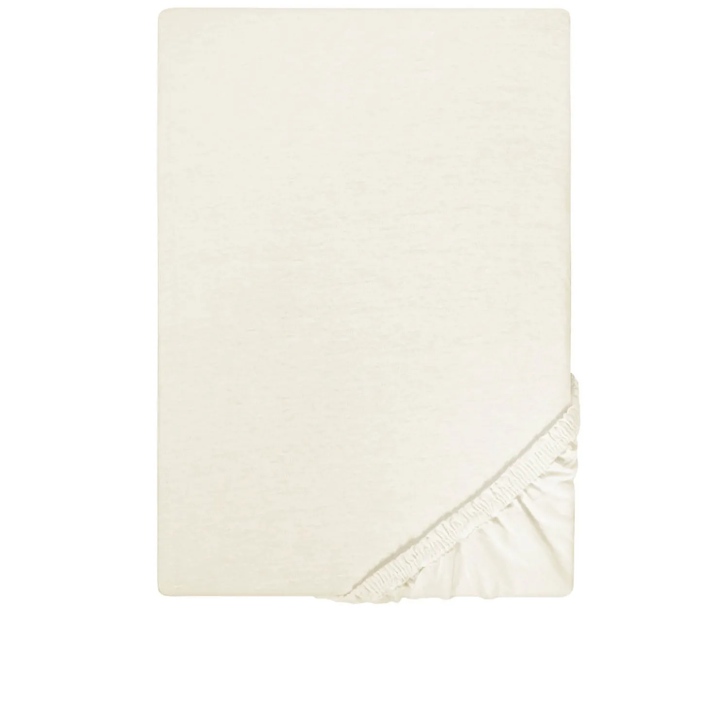 Castell Jersey-Stretch-Spannbetttuch natur, 1x 140x200 cm - 160x200 cm