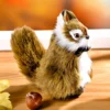 Deko Eichhörnchen mit Kunstfell "Flip" 11 cm