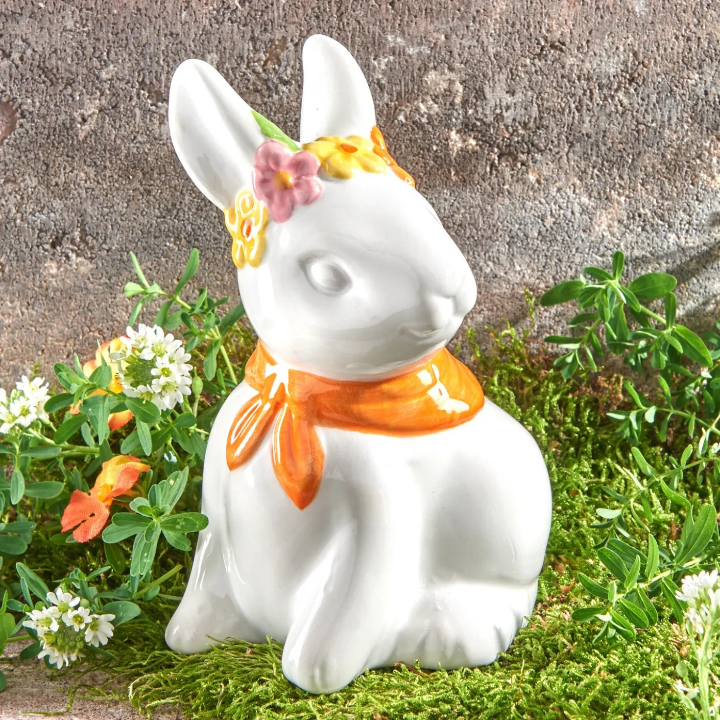 Dekofigur aus Keramik "Hase" Eldo