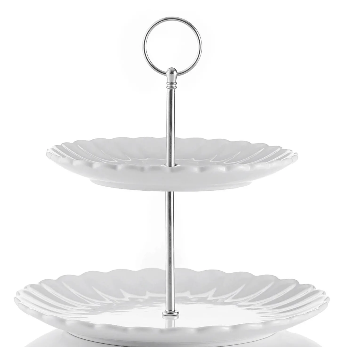 Etagere „Luxe“ 2-stufig weiß Price & Kensington