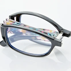 Faltbare Lesebrille inkl. Etui, 3 Dioptrien