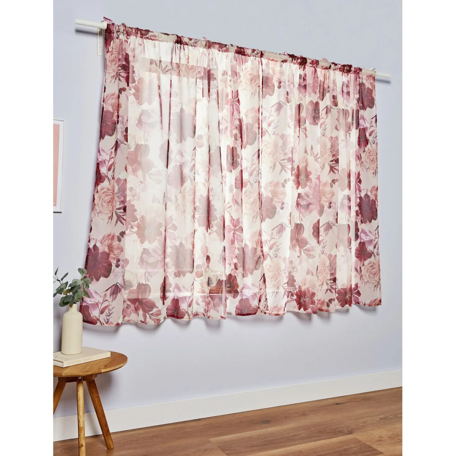 Gardine "Rosentraum", 140x140 cm Eldo