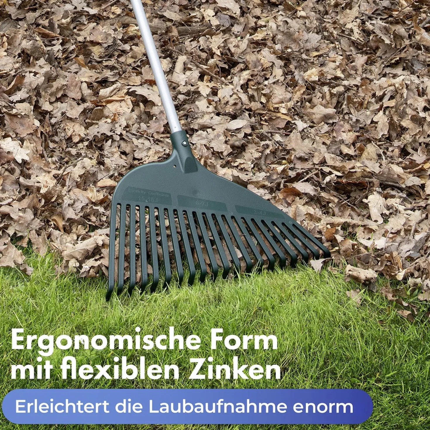 Gartenrechen mit Teleskopstiel MAXIMEX