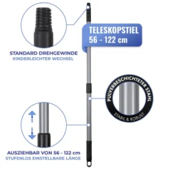 Gartenrechen mit Teleskopstiel MAXIMEX