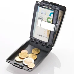 Geld-/Kartenbörse silber