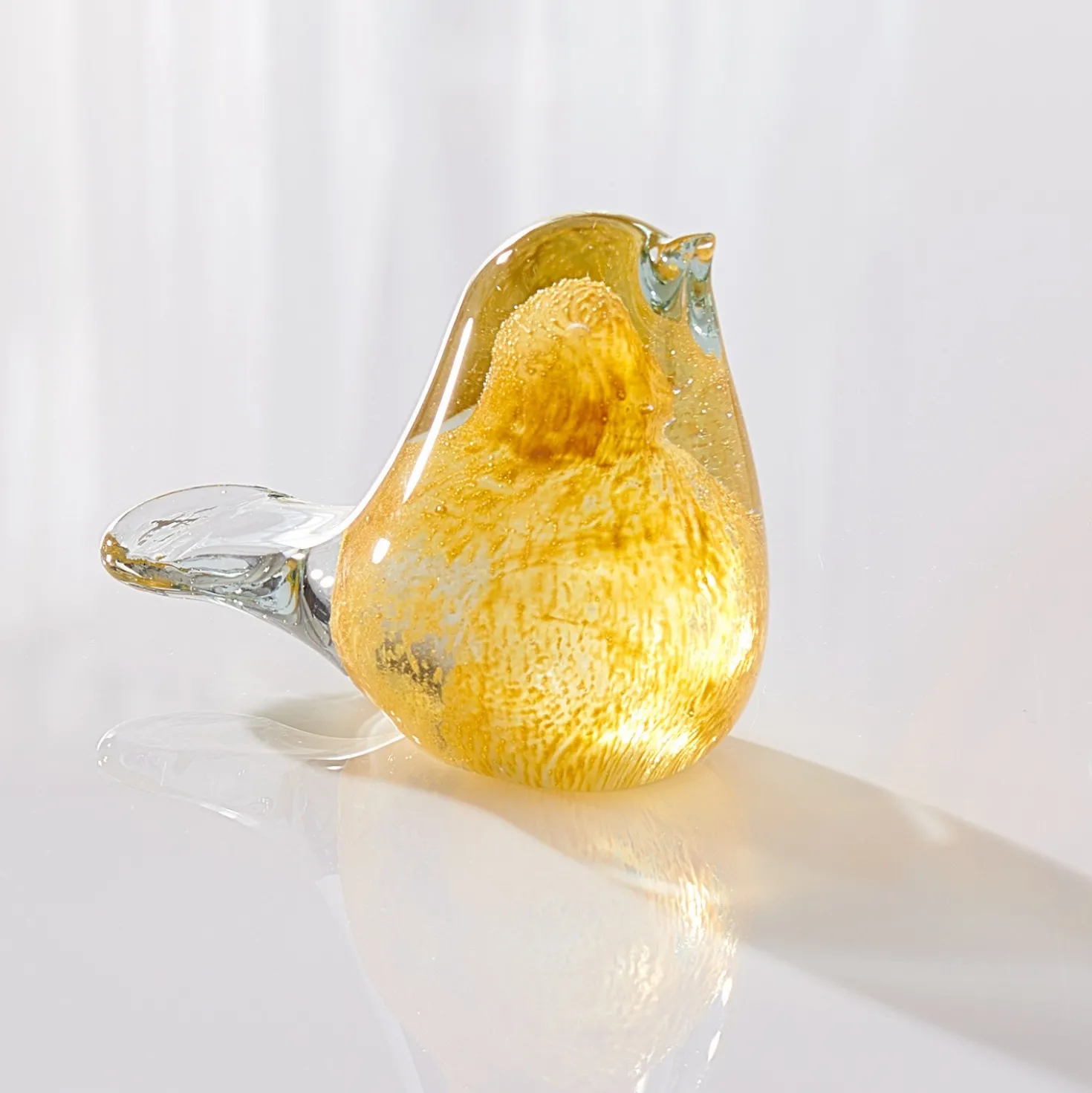 Glasvogel Figur citringelb Eldo