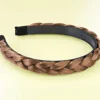 Haarreif "Zopf" hellbraun 1,8 cm breit