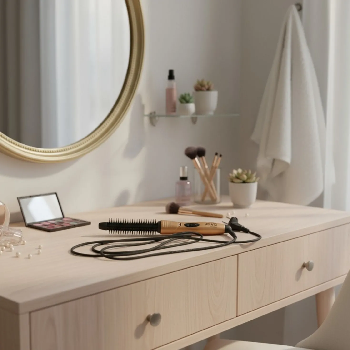 Haar-Styler Elektrische Lockenbürste Java
