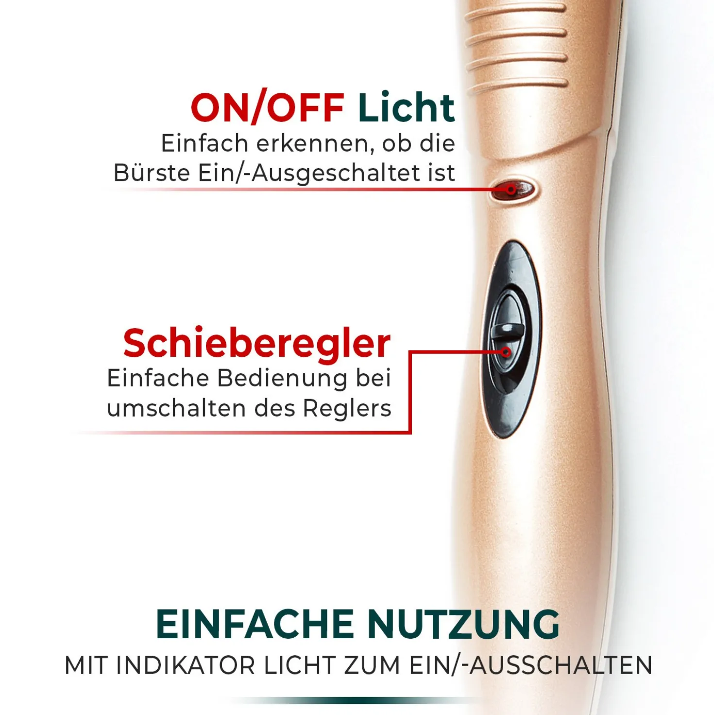 Haar-Styler Elektrische Lockenbürste Java