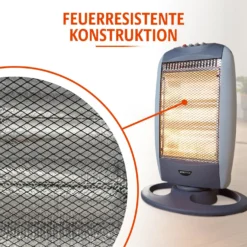 Halogen-Heizstrahler mit 3 Heizstufen Bergström