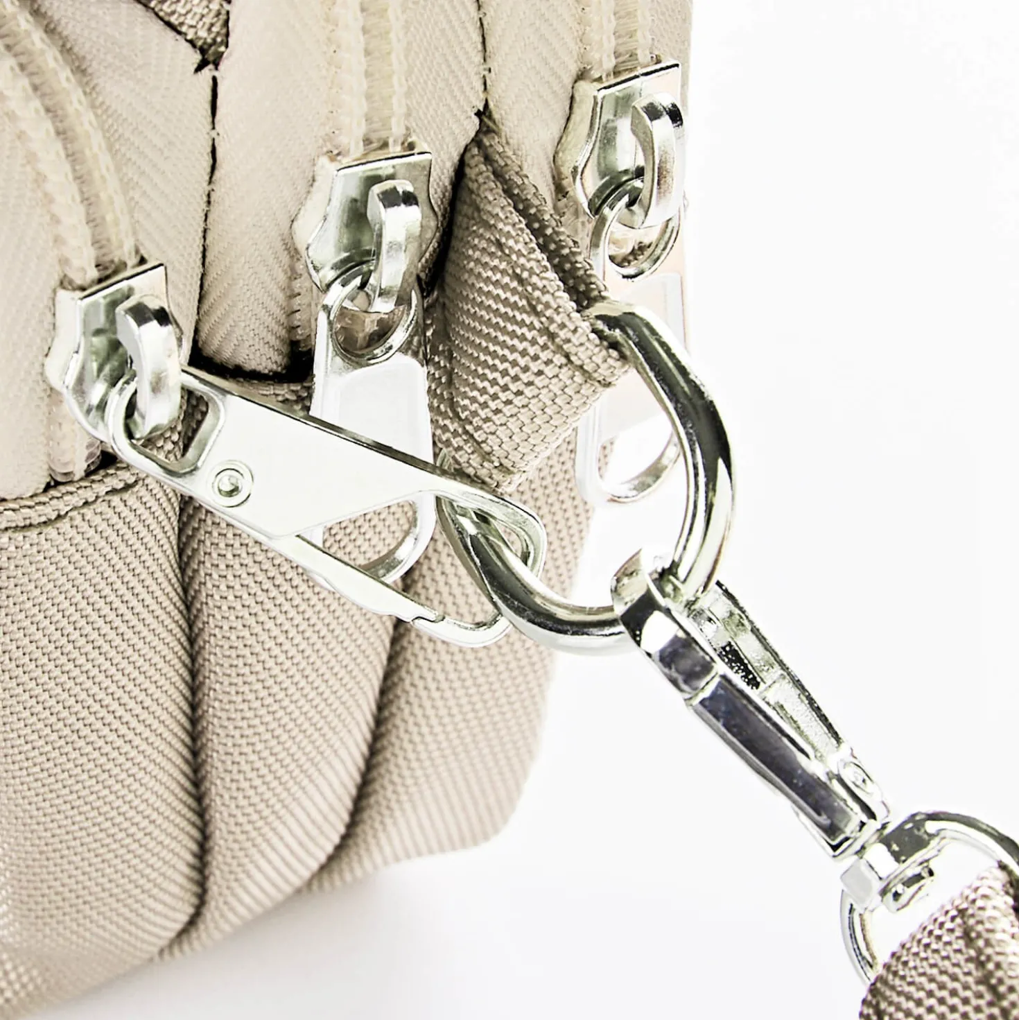 Handtasche "Raja" mit RFID-Schutz beige Amélie di Santi