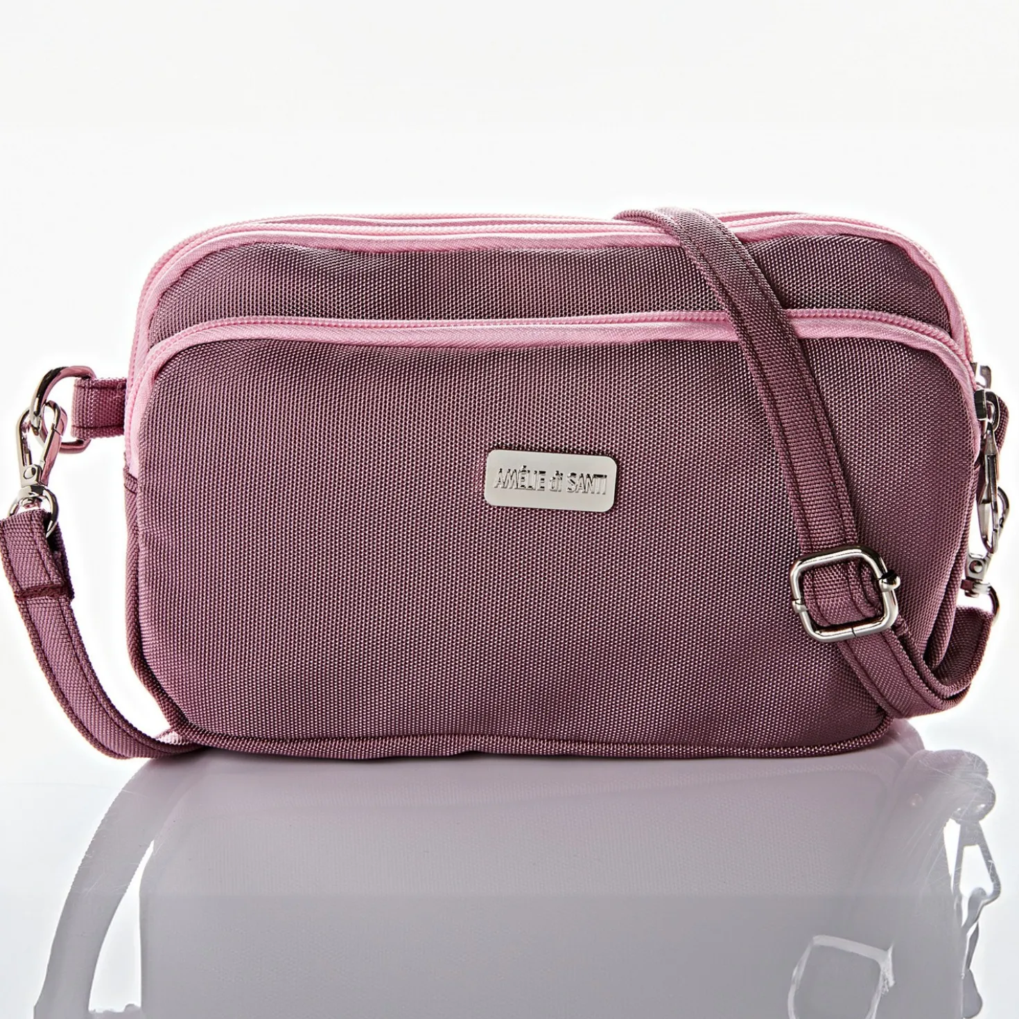 Handtasche "Raja" mit RFID-Schutz pink Amélie di Santi
