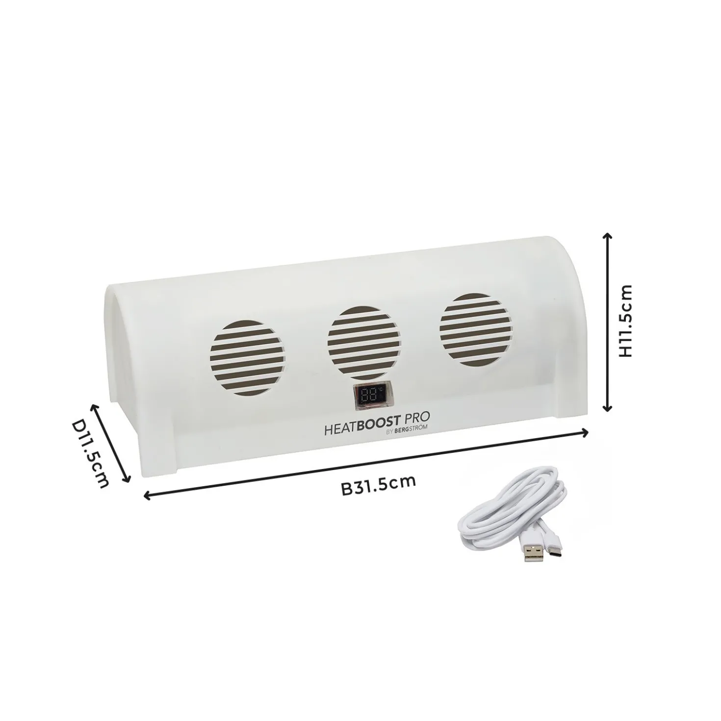 Heizkörperventilator "Heatboost Pro" von Bergström - Energiesparen dank effizienterem Heizen - Ab 2 Stück sparen!