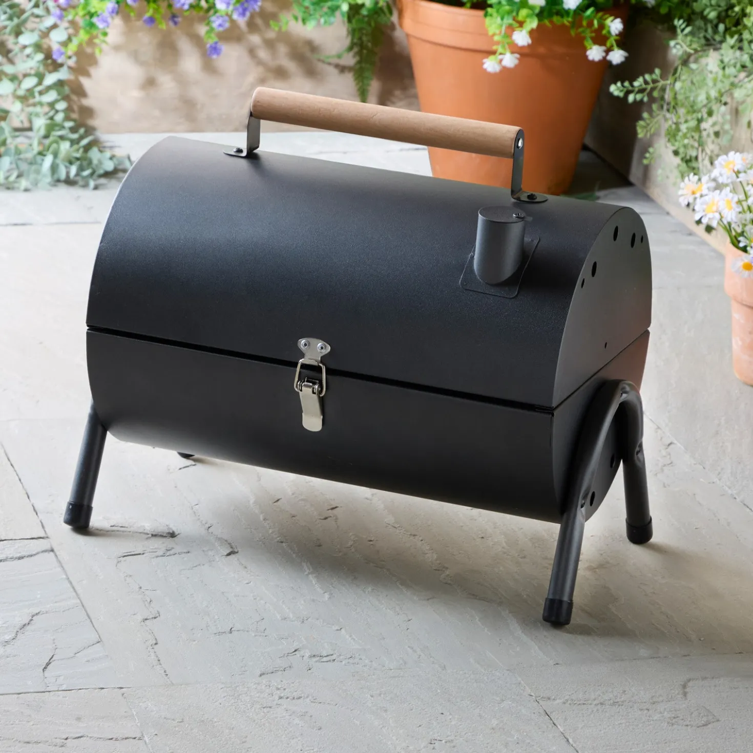 Holzkohlegrill mit 2 Rosten Basilico