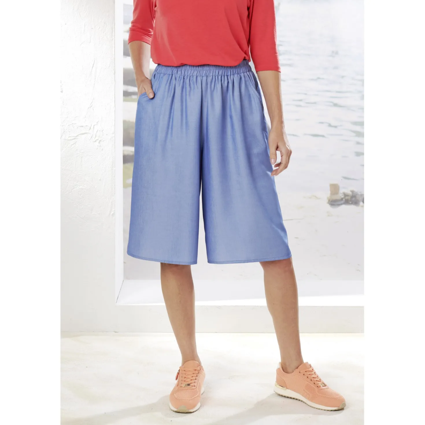 Hosenrock "Jeans" lightblue