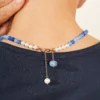 Jade-Kette mit Süßwasserperlen