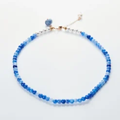 Jade-Kette mit Süßwasserperlen