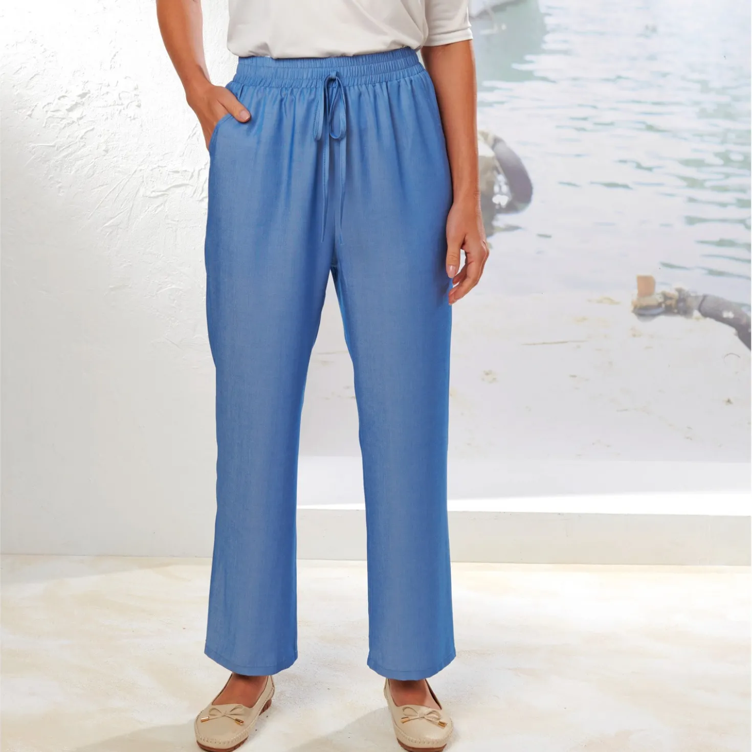 Jogg-Pants "Jeans" lightblue