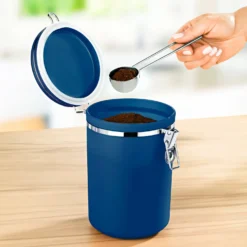 Kaffeedose blau