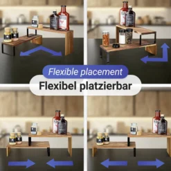 Küchenregal Vali Akazie WENKO