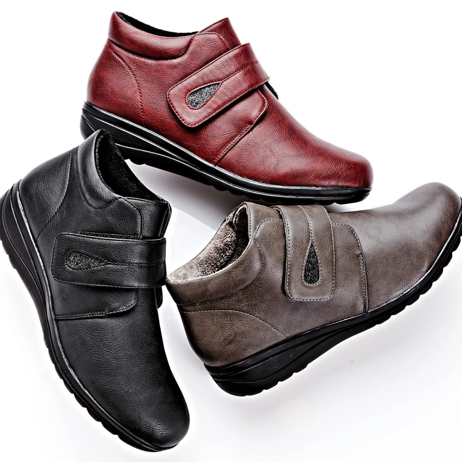 Klett-Bootie "Becky" schwarz