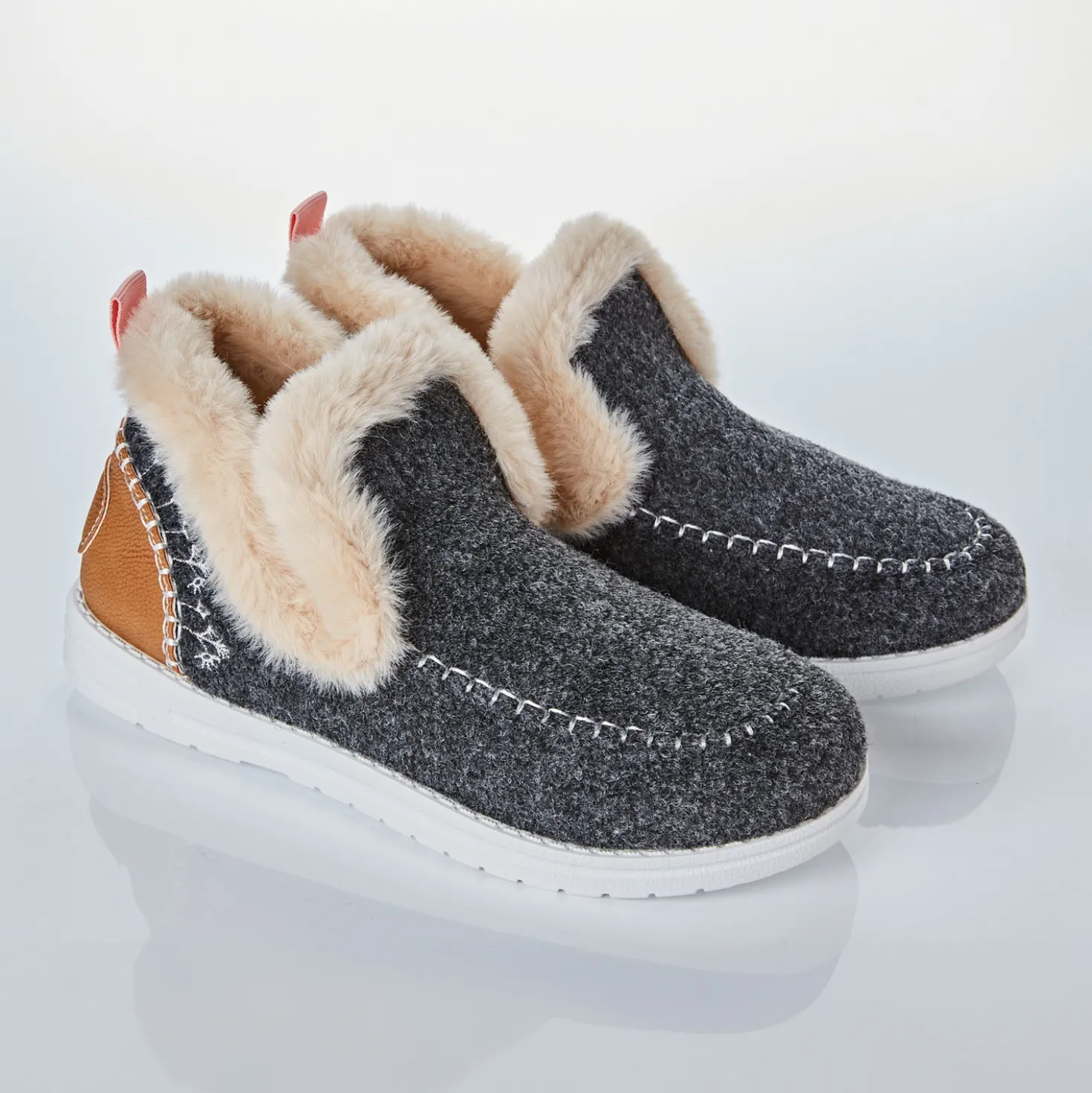 Komfort-Slipper "Mone" grau
