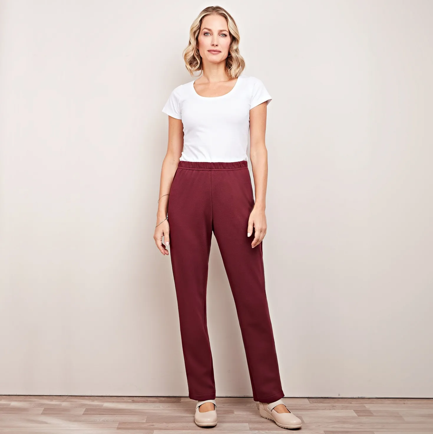 Komfort-Thermo-Hose bordeaux