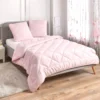 Kopfkissen versteppt rosé 80x80cm Eldo