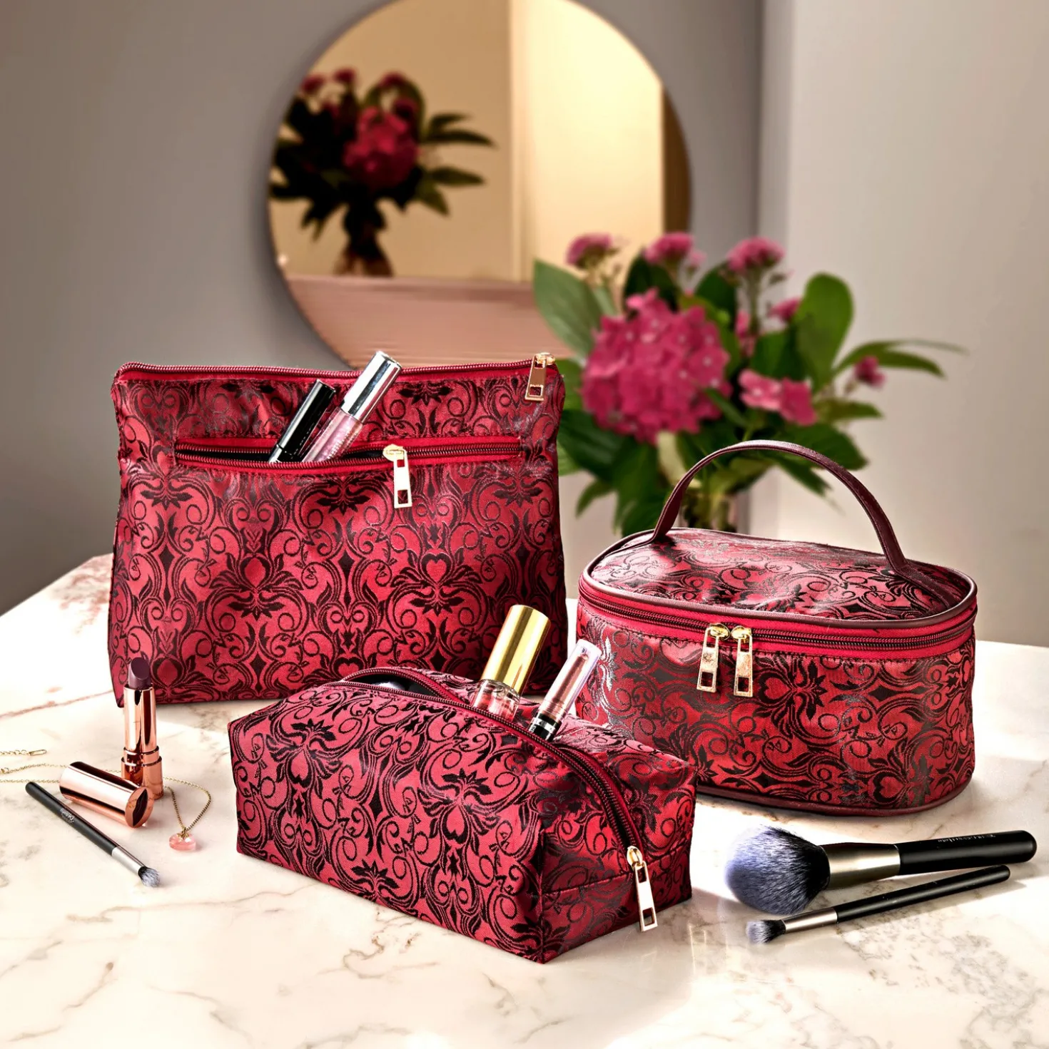 Kosmetik-Taschen 3er-Set