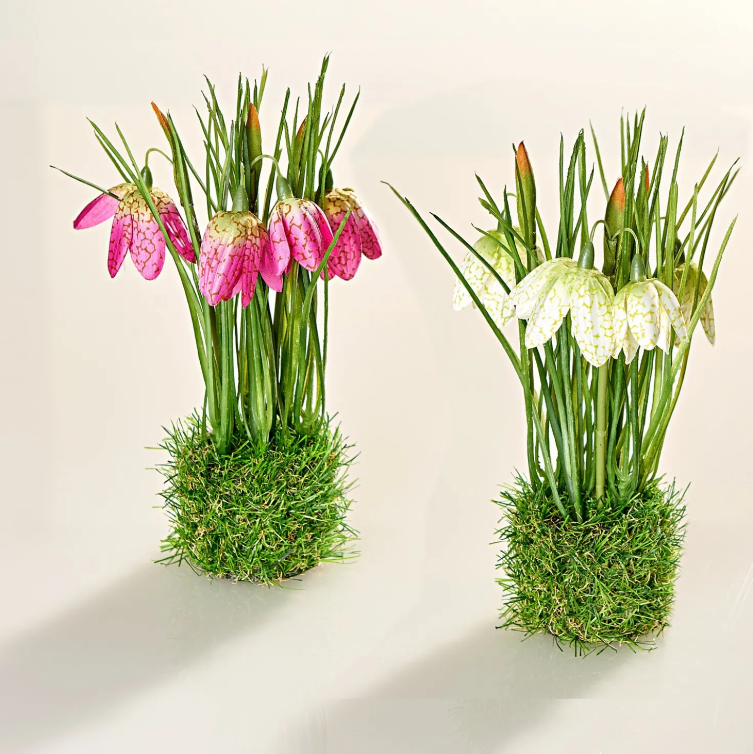 Kunstblume Schneeglöckchen-Nest weiß Eldo