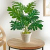 Kunstpflanze Monstera-Palme im Topf