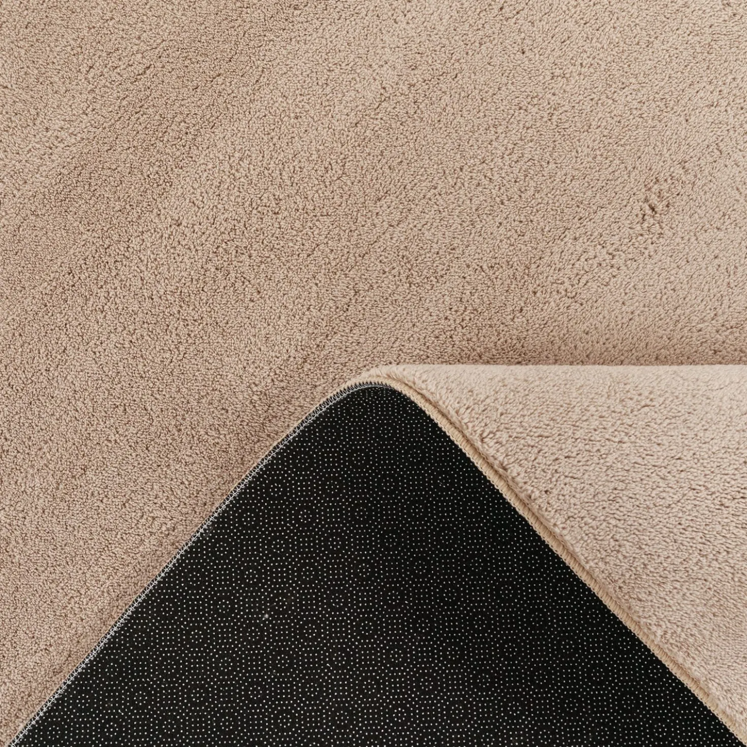 Kurzflor-Teppich CADIZ 630 Beige Rund Paco Home