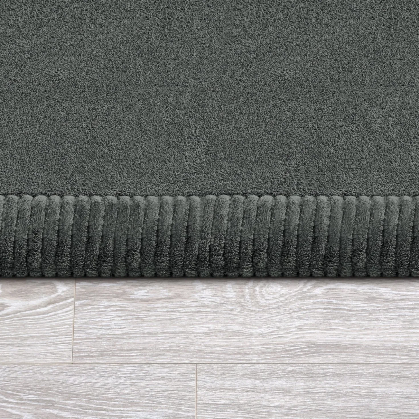 Kurzflor-Teppich TATAMI 475 Anthrazit Rechteckig Paco Home