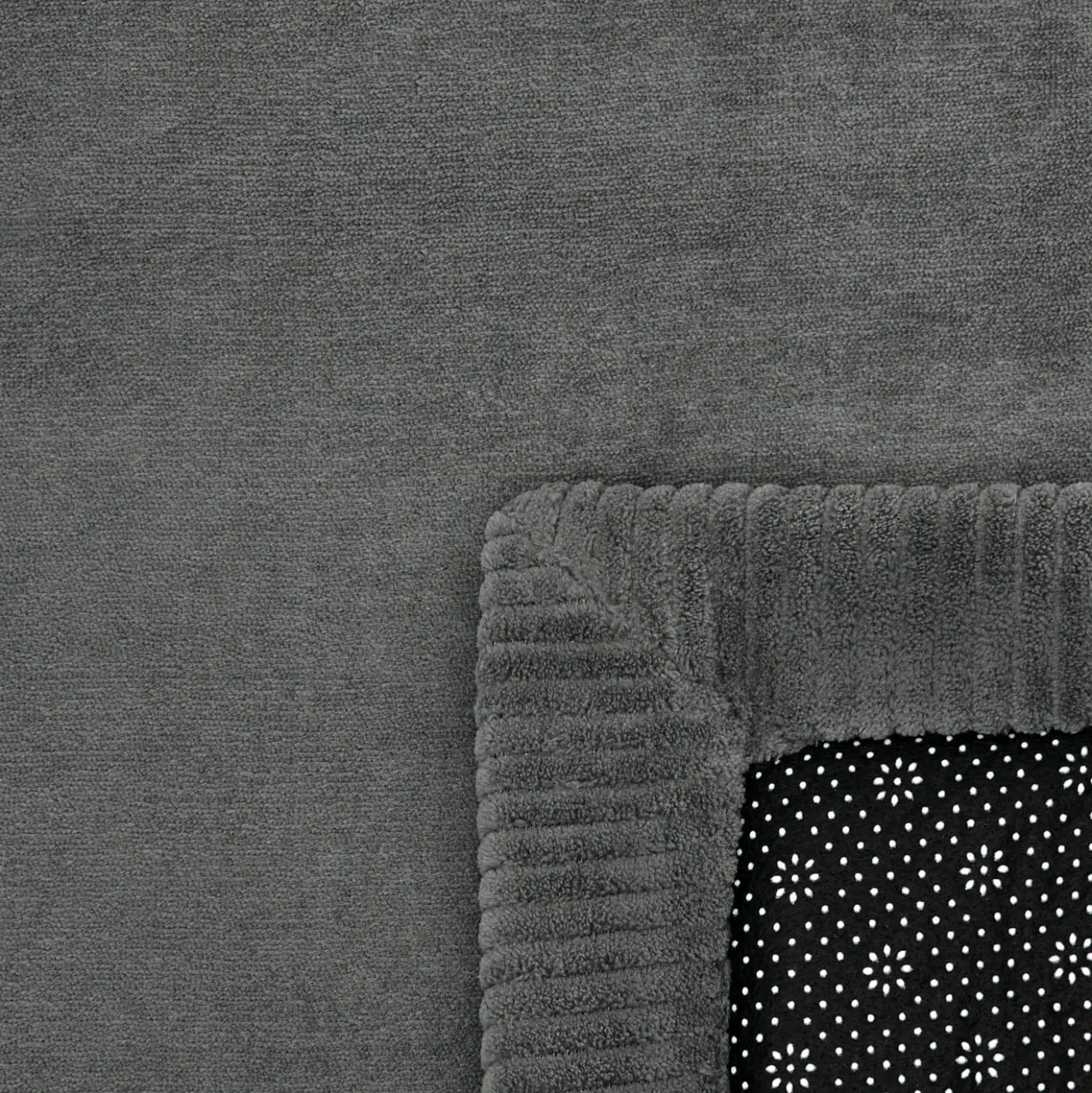 Kurzflor-Teppich TATAMI 475 Anthrazit Rechteckig Paco Home