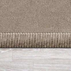 Kurzflor-Teppich TATAMI 475 Beige Rund Paco Home