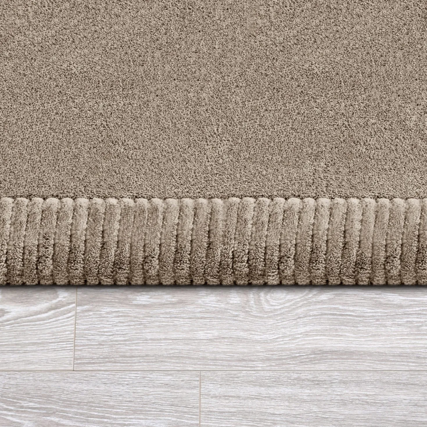Kurzflor-Teppich TATAMI 475 Beige Rechteckig Paco Home